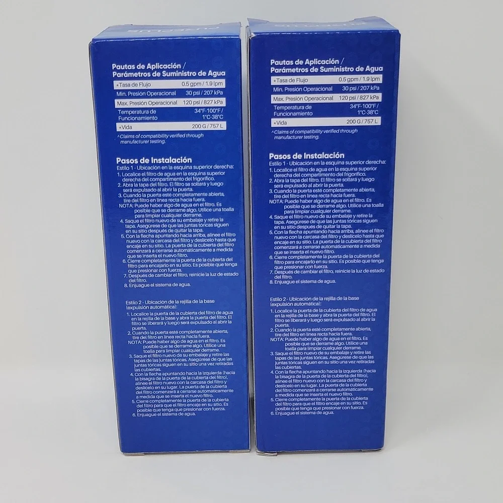 Lot of 2 Sealed Pure Plus PurePlus Refrigerator Water Filter RFW6700A